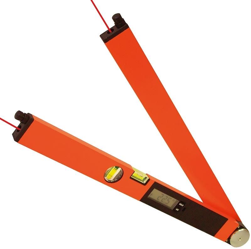 MESUREUR D'ANGLES NUMÉRIQUE, 0-360°, AVEC DOUBLE LASER JUSQU'À 20M - NED460612