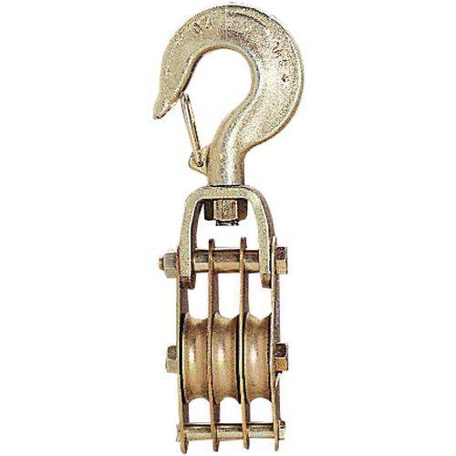 PAIRE DE MOUFLES POUR CORDE 3 REAS CMU=150K G - GODET
