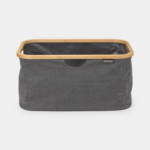 Panier à linge pliable Brabantia - 40 litres - Pepper Black - Stockage facile et compact_0