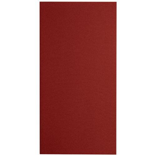 PANNEAU ACOUSTIQUE LIGNE M 400 X 1500 MM ROUGE - LIGNE M
