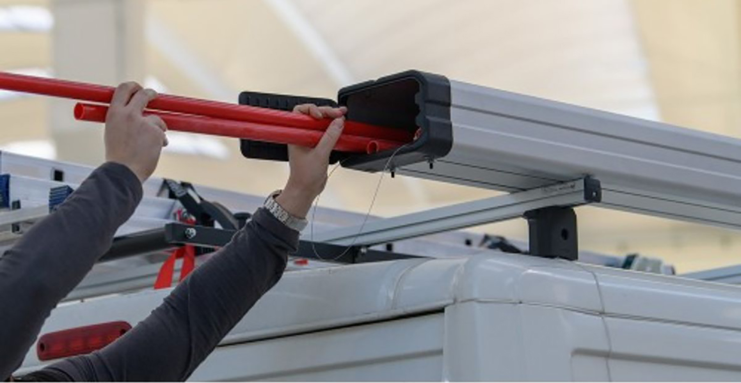 Porte-tube 3m - Accessoire pour galeries de toit de véhicules utilitaires_0