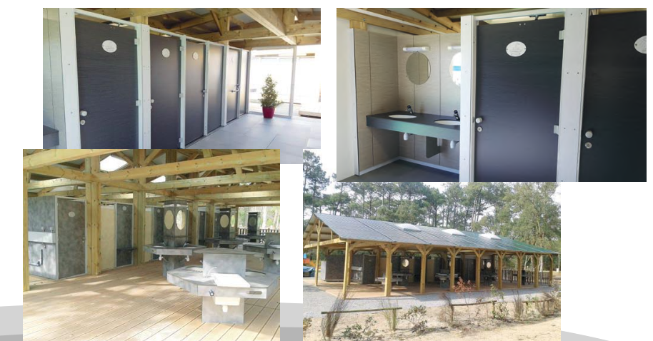 Sanitaires publics extérieurs - Bloc sanitaire spécifique préfabriqué avec options personnalisables_1