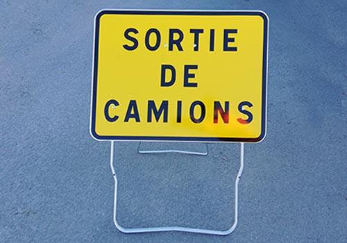 Sortie de camions KC1-SC - Classe 1 visible à 80 m - Acier Galvanisé_0