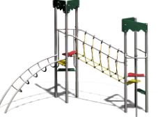 Structure de jeux combinée 2 tours - gamme Acrobatics - AC21502I - Crea Equipements_0