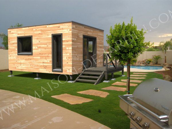 Studio de jardin - maison de jardin - avec ossature bois val d'oise 20 m² _0