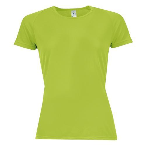 TEE-SHIRT PERSONNALISABLE MULTITECH PESFÉMININ VERT POMME