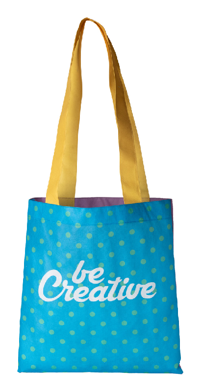Tote bag publicitaire en RPET non-tissé - impression sublimation - 80 g/m2 - anses longues - minimum 50 pcs_0