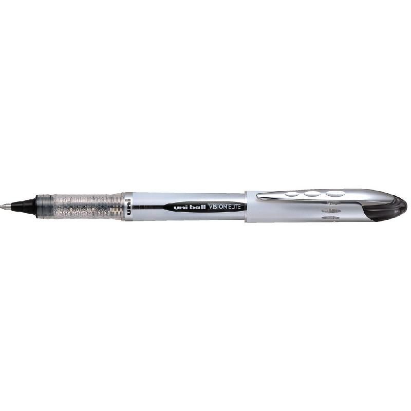 UNI-BALL ROLLER UNI-BALL VISION ELITE - ENCRE LIQUIDE - 0,8 MM - NOIR (PRIX À L'UNITÉ)