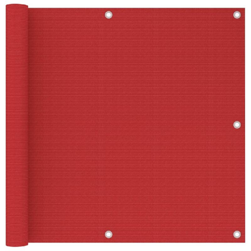 VidaXL Écran de balcon Rouge 90x300 cm PEHD Modèle Vista - rouge 311008_0