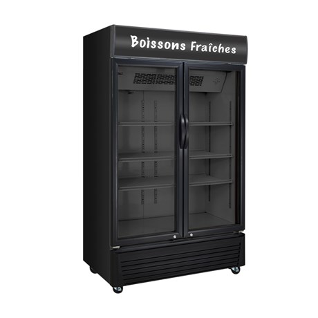 VITRINE À BOISSONS MAXIMA 585 L + 240 CANETTES DE COCA ROUGE