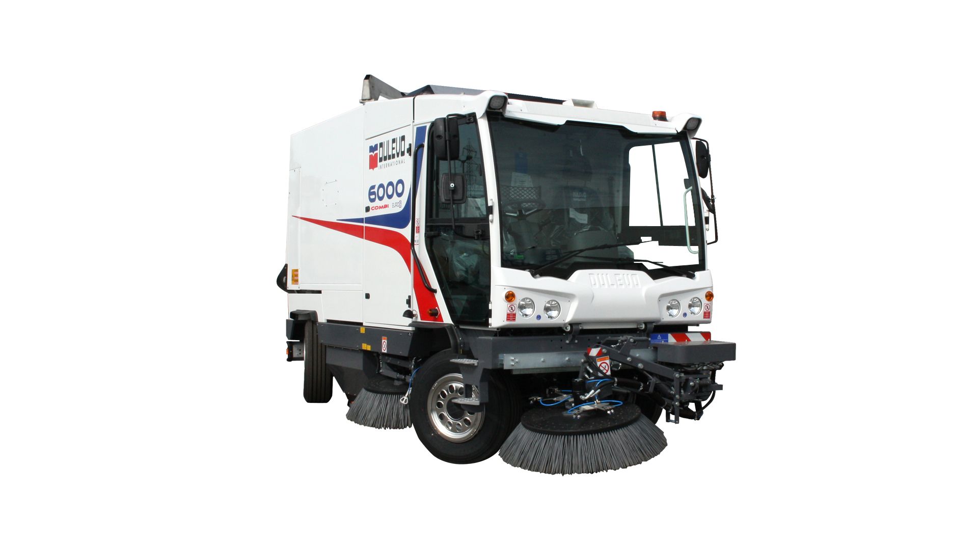 6000 Combi - Balayeuse de voirie Dulevo - 6.2 m3 - Diesel - Respectueuse de l'environnement avec filtration PM10 99%_0