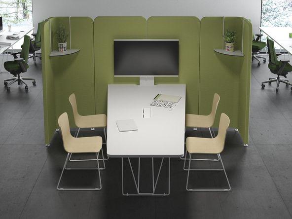 Table connectée avec cloisons acoustiques_0