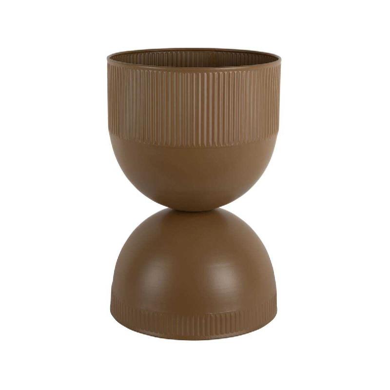 Cache pot en métal réversible Tonar Marron - M Pt' - marron 8714302772047_0