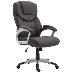 CLP Fauteuil de bureau XL Texas tissu Gris foncé - gris textile 192106034_0