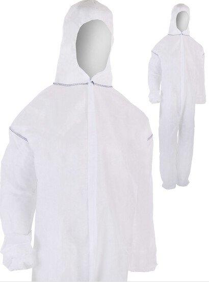 Combinaison jetable avec capuche type 5/6 - 55g/m² - Tailles M à 2XL - Singer SINPLY5602_0