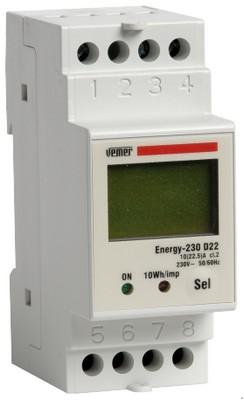 Compteur d'énergie monophasé 230v ac energy-230 d22 ve044400_0