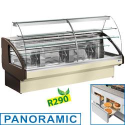 Comptoir vitrine réfrigéré statique - Chargement à tiroirs - Sans réserve - Modèle UT14/A6-R2_0