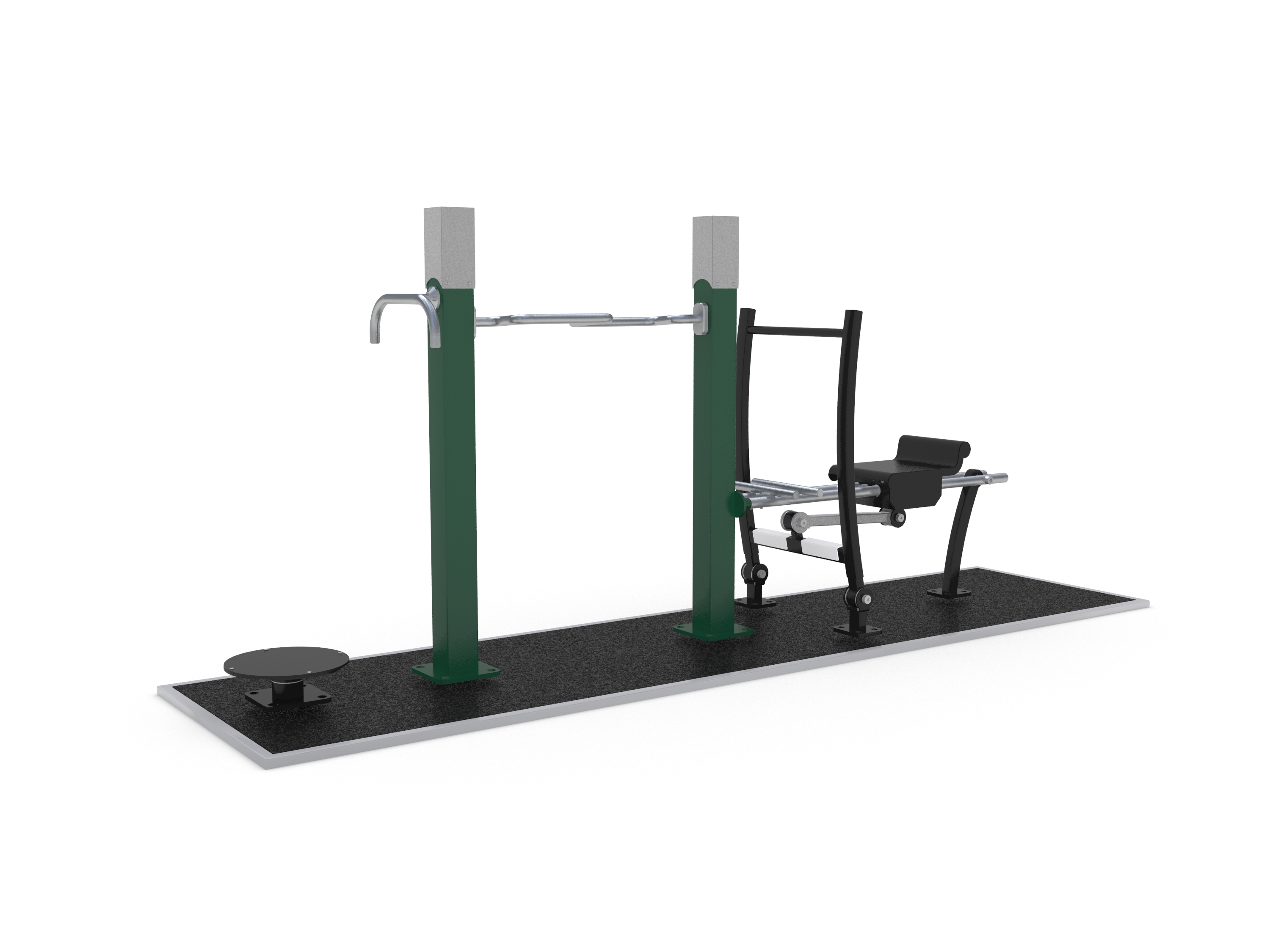 Equipement de fitness extérieur - Denfit Gym combi 1 - 8065115 - Hags_0