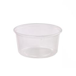 FHC - 500Pcs - Pot Deli rond PP transparent   Ø 11,6cm H55mm 350ml - transparent plastique FHC210DELIX350_0