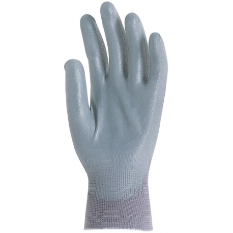 Gants en polyamide gris - paume enduite polyuréthane gris - Eurotechnique | 6130_0