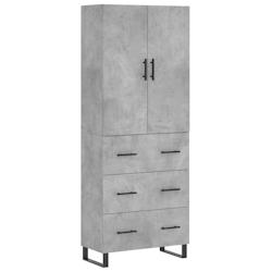 Helloshop26 - Buffet bahut commode armoire meuble de rangement organisateur cuisine salle de séjour salon haut 69,5 x 34 x 180 cm 02_0034560 - 300021_0