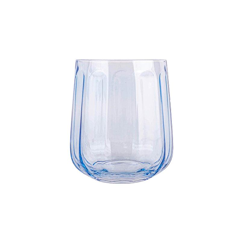 Novastyl - Lot De 4 Gobelets Riviera 52.5cl En Verre Bleu - bleu verre 3256391043592_0