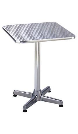 TABLE DE TERRASSE ALUMINIUM 60 X 60 CM