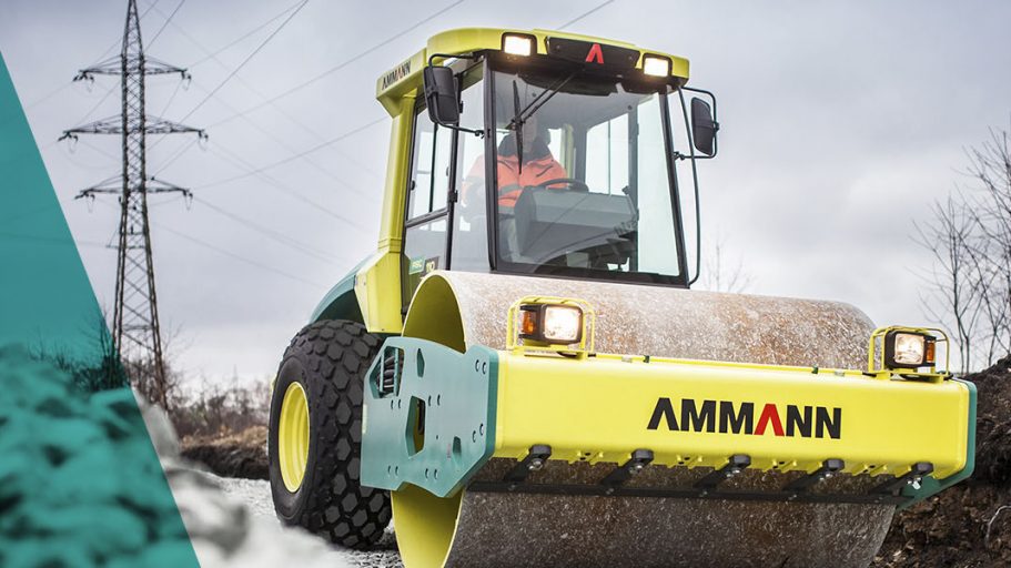 Compacteur à un seul tambour - Rendement de compactage de pointe - Réglages d'amplitude et de vibration - Ammann_0