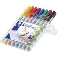 LOT DE 2 - MARQUEUR NON PERMANENT 316F LUMOCOLOR, ÉTUI DE 8