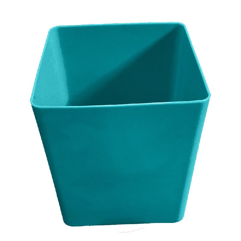 Plast'up rotomoulage pot de fleurs cubio h 50cm - butterflygreen - bleu 0637962081954_0