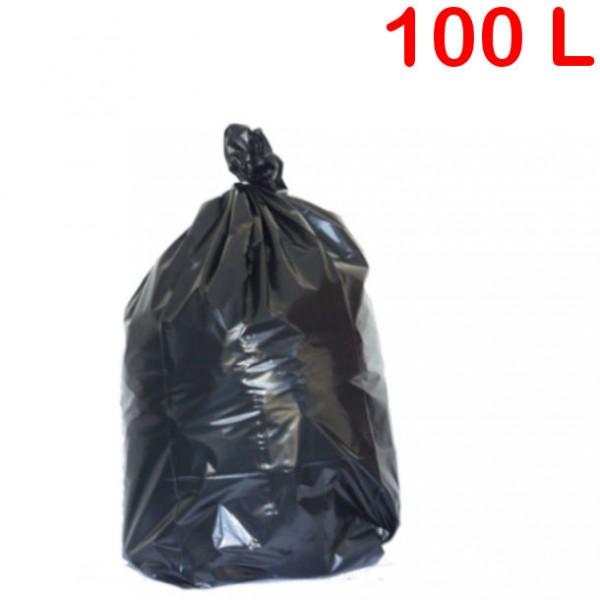 Sac poubelle à déchets lourds - 100 litres - résistant et recyclé - Marque Rolléco_0