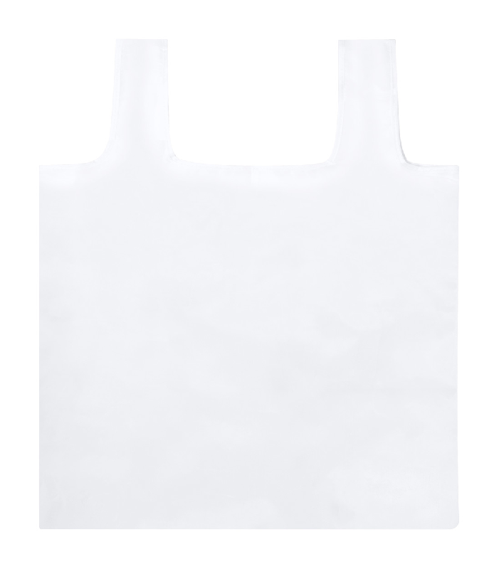 Sac shopping pliable en RPET recyclé - blanc - 26g_0