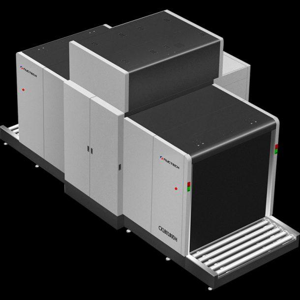 Scanner rayon X Nuctech CX180180DH - double vue, forte pénétration, certifié pour palettes et ULDs_0
