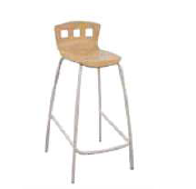 Tabouret coque bois caro h 80_0
