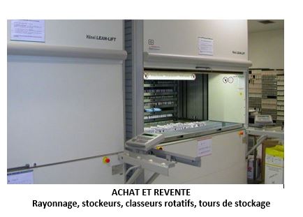 Tour de stockage lift d'occasion - Adaptée aux lames de verre pour microscopes_0