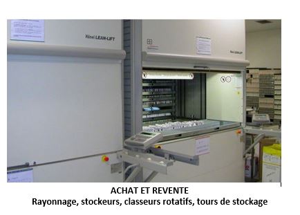 Tour de stockage lift occasion pour lames de verre_0