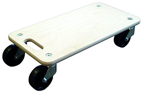 Socle rouleur rigide - Transport planche à roulettes Ø 100 mm - 300 kg - 60 x 30 cm_0