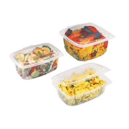 4340 - Barquette alimentaire PP R71PPOK250 translucide avec couvercle rentrant 250cc / CT 900 - Aligne_0