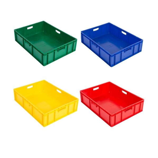 Bac norme Europe - couleur gris - 800 x 600 x 210 mm - contact alimentaire - Rolléco_0