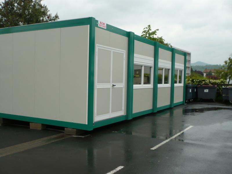 Constructions modulaires salle de classe RT2005 - 4 modules BCM - 60m² - Conforme ERP/RT2005_0