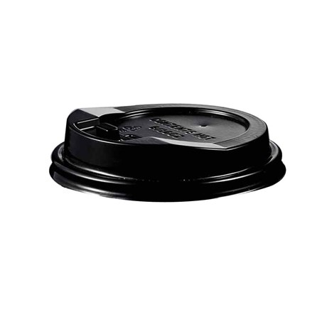 COUVERCLE SOLIA NOIR POUR GOBELET 250 ML (VENDU PAR 1000)