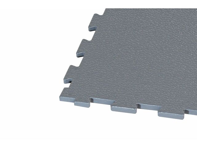 Dalle PVC gris acier TLM Traficfloor - 5mm et 7mm - Adaptée aux entrepôts, ateliers et magasins_0