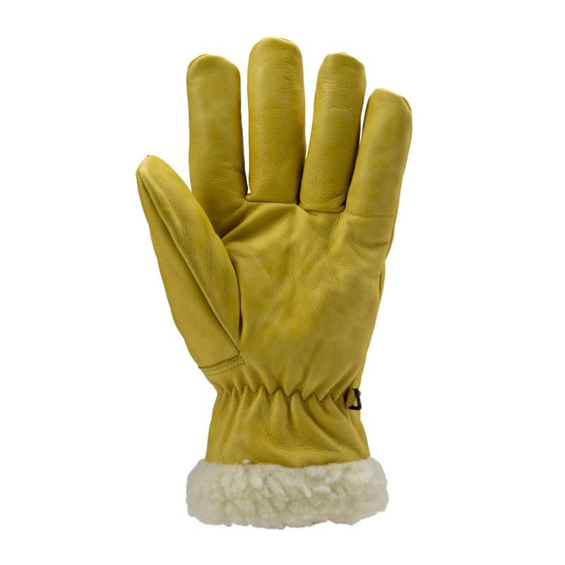 Gants EUROWINTER ISLANDE, fleur vachette jaune fourré, longueur 32cm - COVERGUARD | MO2490_0