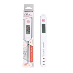 GILAC Thermomètre à sonde en inox étanche 80 mm - Blanc G030320 - blanc 3573678701458_0