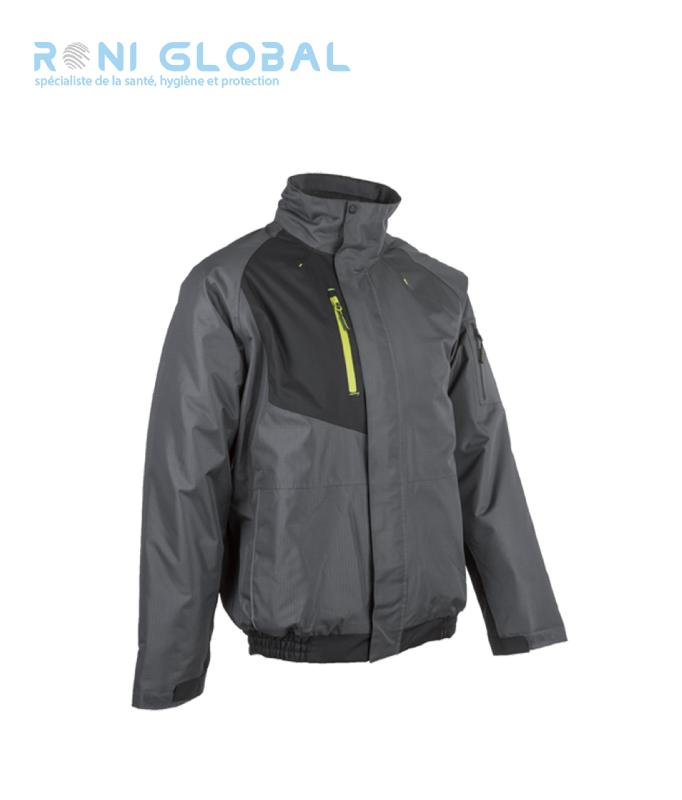 BLOUSON DE TRAVAIL IMPERMÉABLE, ANTI-PLUIE ET ANTI-FROID EN POLYESTER ENDUIT PVC 6 POCHES - GOMA COVERGUARD_0