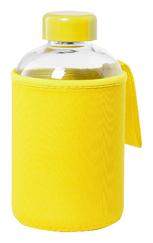 Gourde en verre - 600 ml avec capuchon assorti et couvercle softshell_0