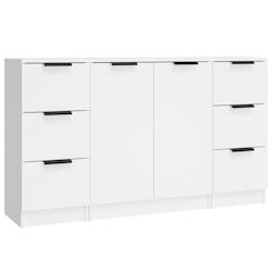 Helloshop26 - Buffet bahut commode armoire meuble de rangement organisateur cuisine salle de séjour salons 3 pcs bois d'ingénierie 02_0036996 - 3000_0