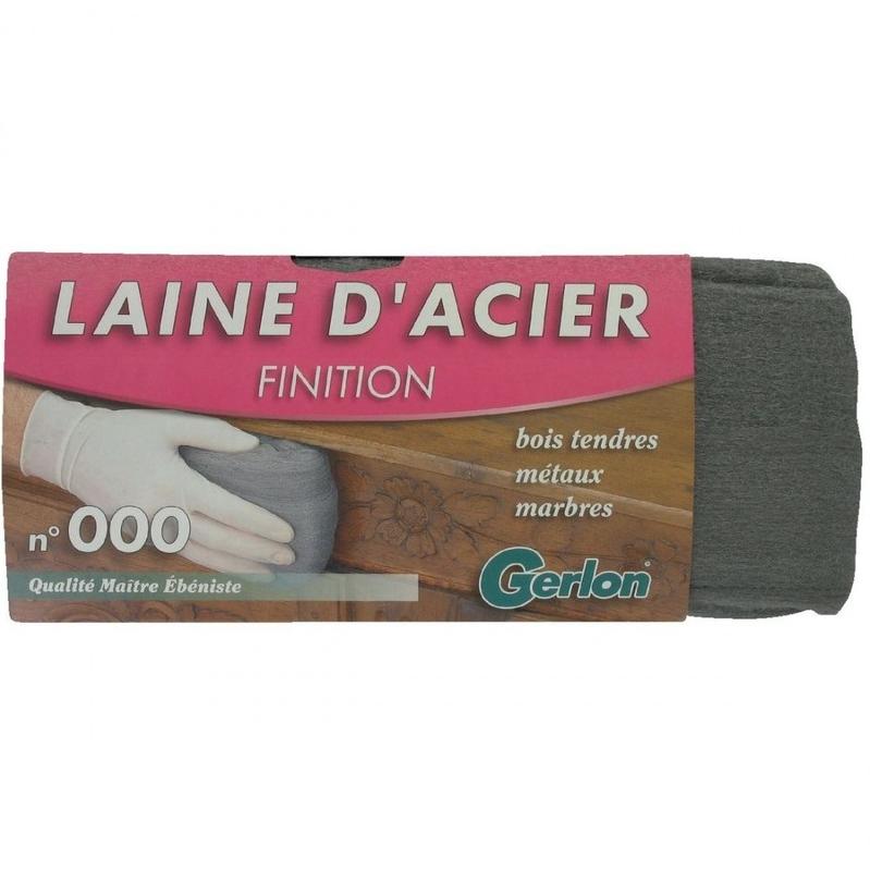 Laine D'Acier N°2 GERLON - Rouleau De 1 Kg Pour Décapage, Nettoyage Et Polissage