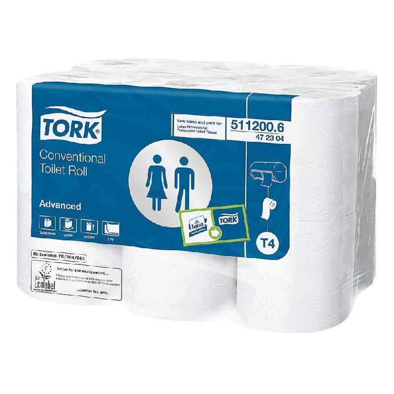 LOTUS PROFESSIONAL PAPIER TOILETTE TORK - ADVANCED (CARTON DE 108 ROULEAUX)