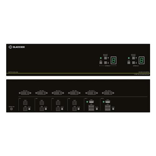 Matrices de commutation KVM sécurisées NIAP 3.0 DVI-I single head_0